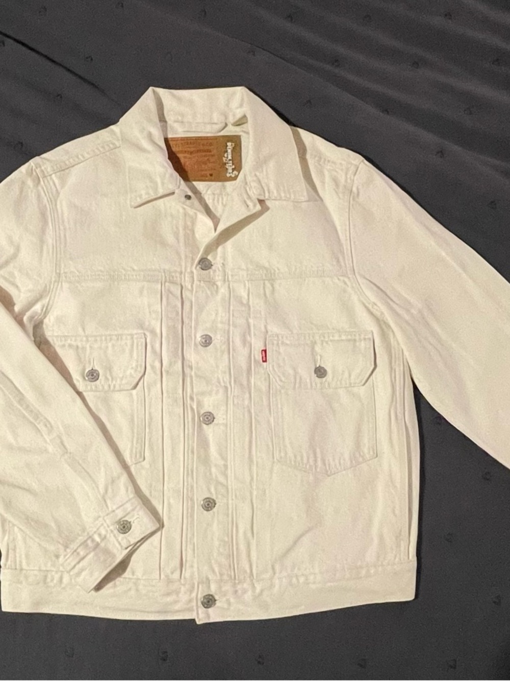 Levi's x Denim Tears Men's Off-White Denim Jacket - Picture 1 of 7